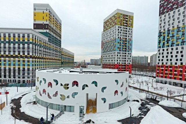 В Москве построили круглый детский сад