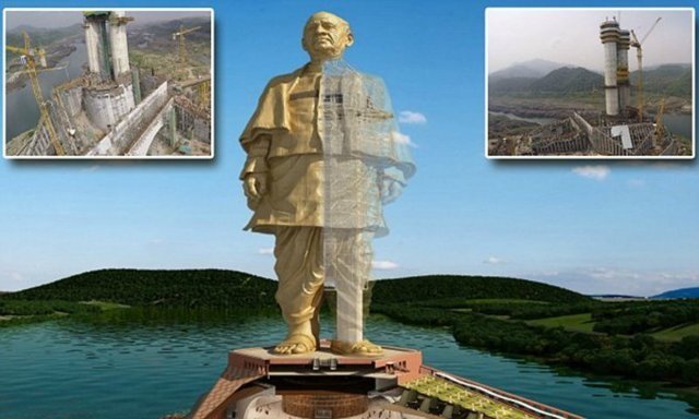 Статуя Единства: в Индии строят самую высокую статую в мире