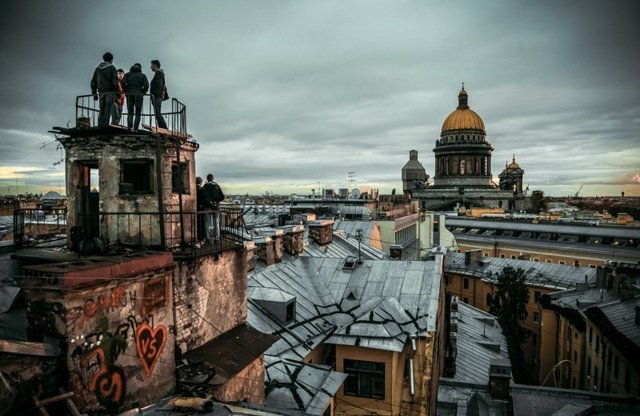 Эти манящие крыши Санкт-Петербурга