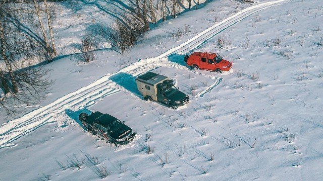 Как мужики с Тойотами УАЗ нагибали