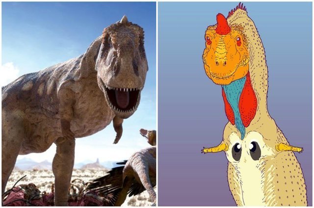 Художник-палеонтолог показал, как на самом деле выглядели динозавры