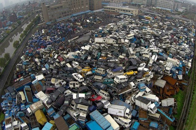 Автосвалки в Китае
