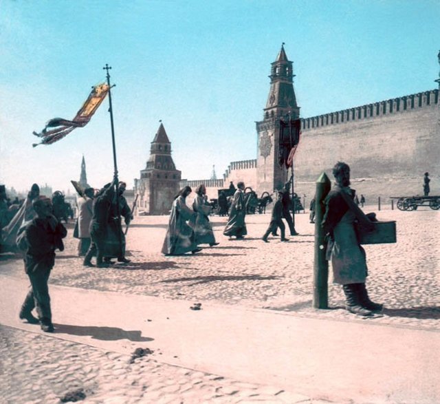 Дореволюционная Россия 1896 года на цветных фотографиях Франтишека Кратки