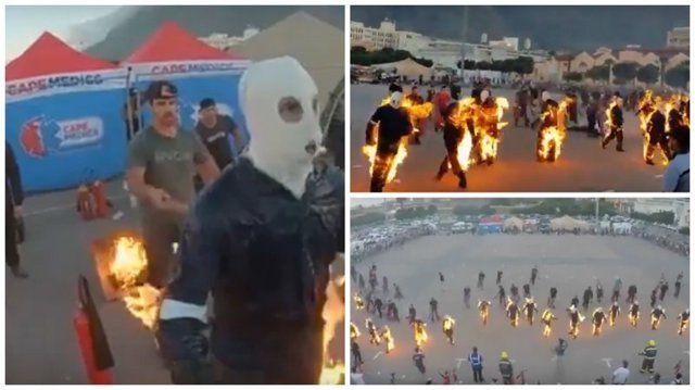 «Aardens ignis»: 32 человека одновременно загорелись в Кейптауне