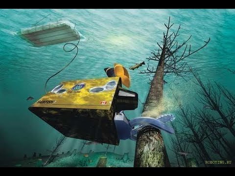 Подводный лесоруб. Невероятный подводный робот!