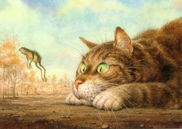 Питерские коты: акварельные мурлыки, которые принесли известность Владимиру Румянцеву