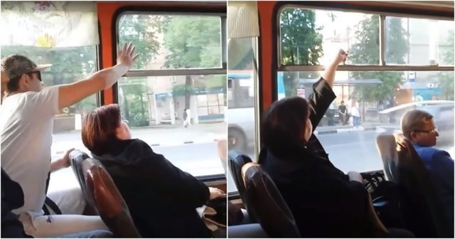 Битва за форточку в нижегородском троллейбусе