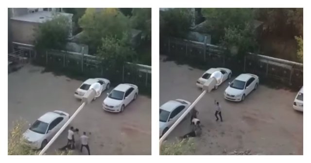 Таксиста избили камнями, чтобы не платить за проезд: видео