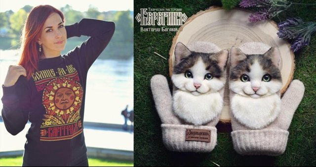 Звероварежки и другие работы художницы из России