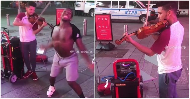Что происходит, когда темнокожие жители Нью-Йорка слышат скрипку