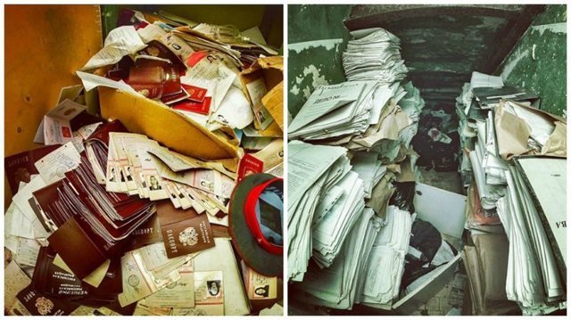 В заброшенном отделении полиции девушка обнаружила тысячи брошенных паспортов