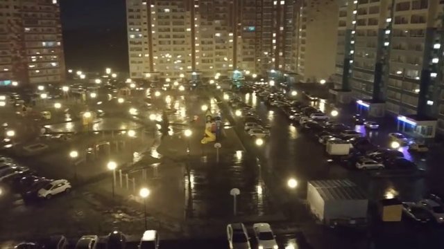 Машины, которые "испугались" грома во время дождя