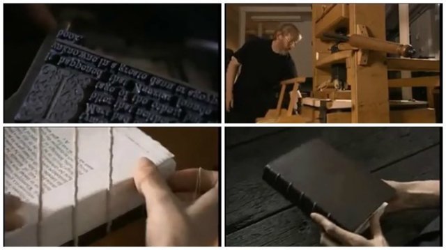 Видео: как печатали и переплетали книги в XVI веке
