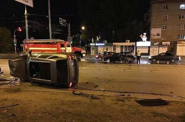 Авария дня. В Перми пьяный водитель на Porsche влетел в ВАЗ