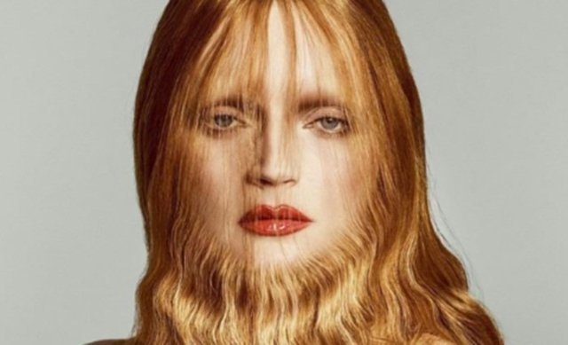 Бородатая модель: итальянский Vogue снова шокировал публику