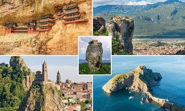 Горные деревни и монастыри на скалах: самые опасно расположенные достопримечательности