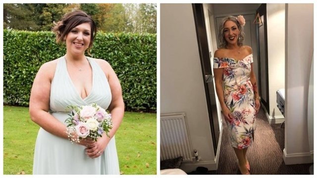 Женщина увидела себя на свадебной фотографии и поклялась похудеть