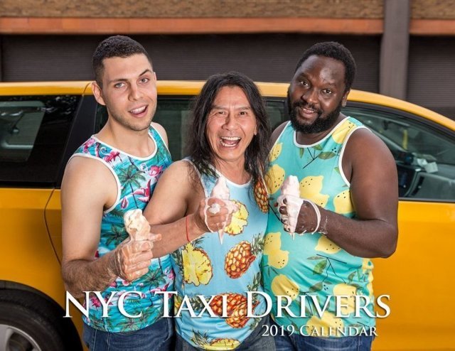Календарь Нью-Йоркских таксистов на 2019 год