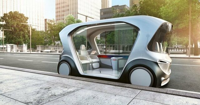 Компания Bosch представила концепт беспилотного электрического автомобиля
