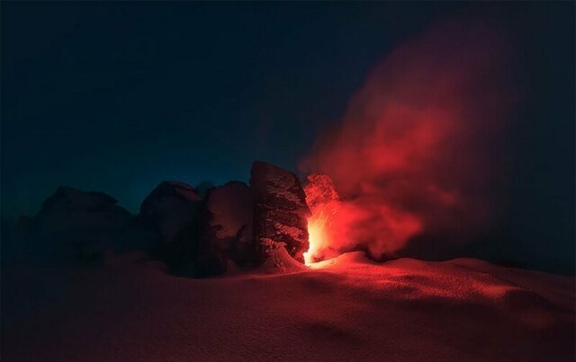 Песнь льда и пламени: огненные фантазии норвежского фотографа