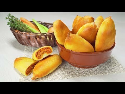 Пирожки с капустой. Тонкое тесто и вкусная начинка