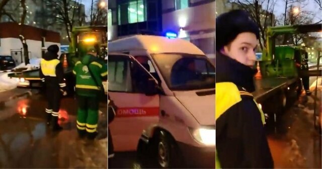 Московские эвакуаторщики не пропускают скорую помощь с включенными спецсигналами