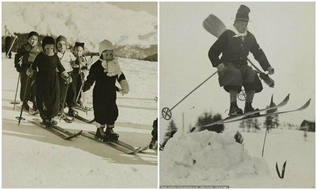 Лыжи 80 лет назад: как выглядело катание на лыжах в 30-е годы