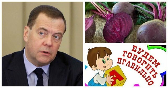 "Я вам как аграрий аграрию говорю": Медведев научил правильно произносить слово "свекла"