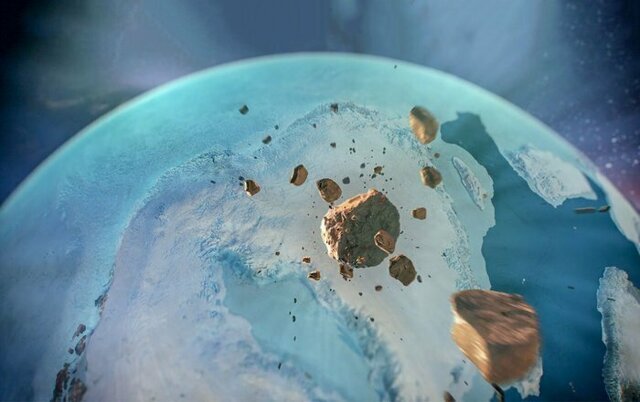 Космический след: в Гренландии обнаружен подлёдный кратер