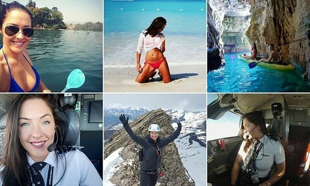 Женщина-пилот из Канады прославилась в Инстаграме своей любовью к путешествиям