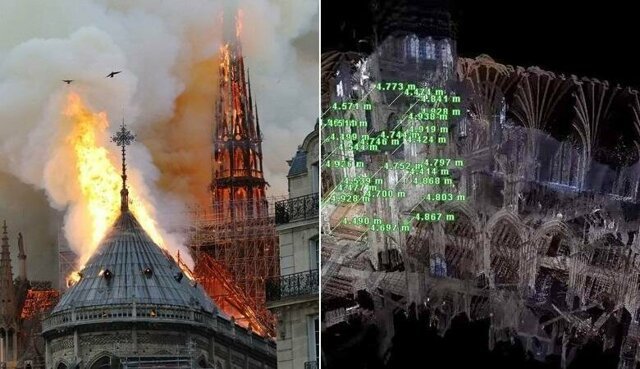 Удивительная технология позволит восстановить сгоревший Собор Парижской Богоматери