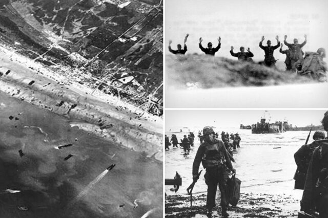 Редкие снимки высадки союзников в Нормандии