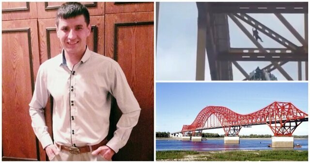 Неадекватный мужчина погиб, упав с автомобильного моста в Ханты-Мансийске