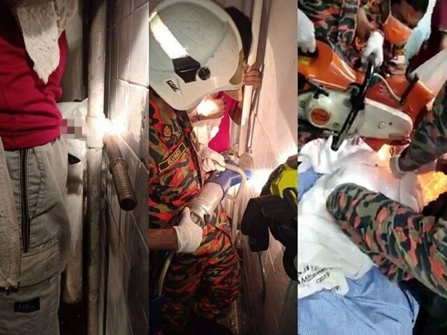 Малазийский подросток хотел занялся сексом с водопроводной трубой