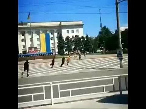 Ловля хулигана у Херсоне