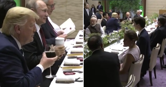 Старовер? Путин пришел на ужин G20 со своей кружкой