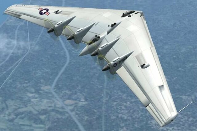 Northrop XB-35. Самолет опередивший время