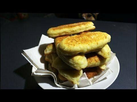 Нежные творожные пирожки с яблоком