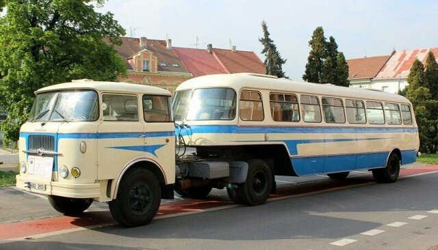 Чехословацкий пассажирский автобус Karosa NO 80