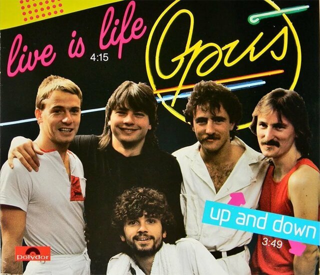 По волнам воспоминаний - OPUS «Live is Life» (1984 год)