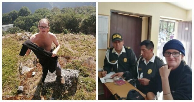 Полиция арестовала туристов, устроивших оголенную фотосессию в Мачу-Пикчу