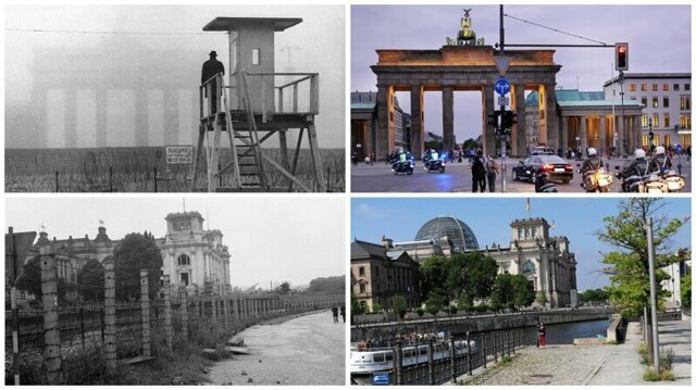 Берлин во время Холодной войны и сегодня: 14 фотосравнений