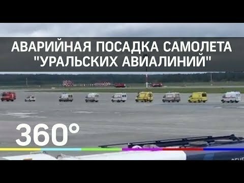 Аварийная посадка самолета "Уральских авиалиний"