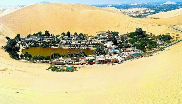 Перу. Оазис в пустыне