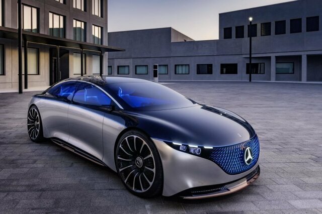 Mercedes-Benz Vision EQS: полностью электрический S-класс из будущего