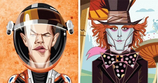 10 крутых гифок о том, как менялись образы актеров от фильма к фильму