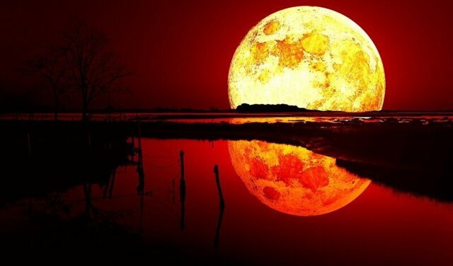 Красная-прекрасная: почему Луна бывает красной?