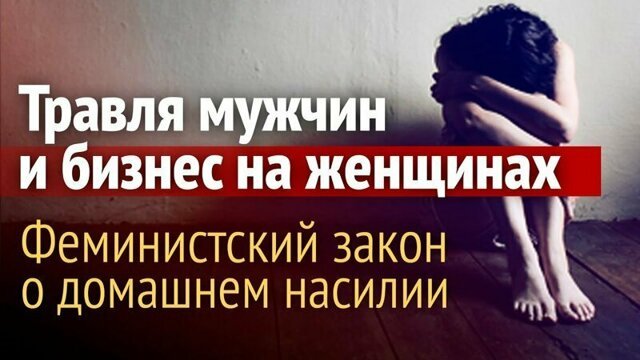 Травля мужчин и бизнес на женщинах. Феминистский закон о домашнем насилии