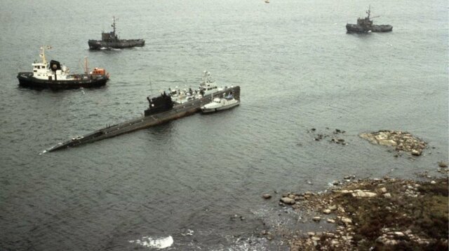 В этот день 27.10.1981 у берегов Швеции села на мель «С-363», Советская подлодка