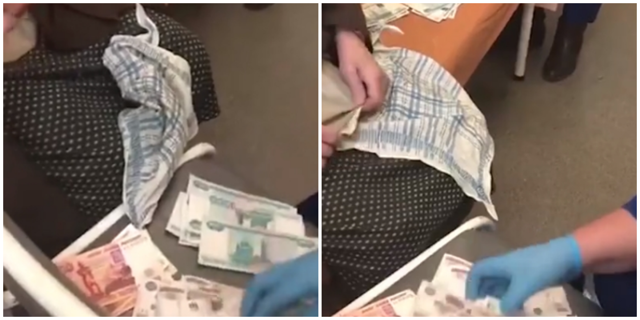 Из уфимской бабушки в больнице высыпалось почти 300 тысяч рублей